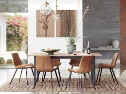 Gage Faux Leather Dining Chair Arhaus In 2020 Dining Chairs Side Chairs Dining Faux Leather Dining Chairs