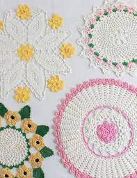 Free home decor patterns crochet. Crochet Pattern Pdf Vintage Floral Doilies Set 1 Etsy Vintage Crochet Patterns Crochet Patterns Vintage Crochet
