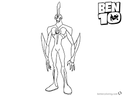 Almost 70 free christmas coloring pages, including santas, elves, evergreen trees tinkerbell coloring pages drawn by a big tink fan! Ben 10 Waybig Coloring Pages Coloring Pages Color Ben 10