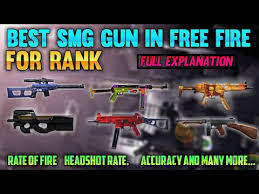 Fastest ar weapon in free fire #free fire best weapon comparison. Best Smg Gun In Free Fire Full Comparison Of All Smg Gun In Free Fire Mp40 Vs Mp5 Youtube