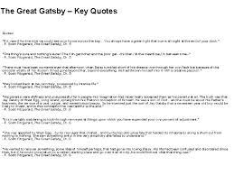 Scott fitzgerald's the great gatsby: The Great Gatsby Revision Guide The Great Gatsby