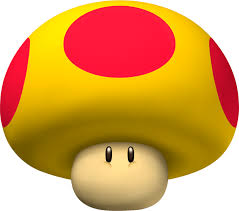 This is the mushroom trophy from mario kart 8 ! Mega Mushroom Mario Kart Racing Wiki Fandom