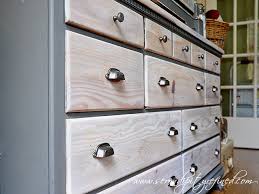 Grey Painted Pine Dresser Makeover With Natural And White Stained Drawers From Serendipity Refined Pine Dresser Staining Furniture Pine Bedroom Furniture