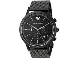 Add a little something to your polished look with emporio armani's distinct style. Emporio Armani Black Metal Watches Off 73 Best Deals Online