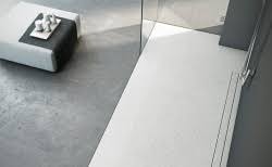 Da incassoin ardesiacon canaletto di scarico. Piatto Doccia Elax