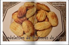 Madeleines De Pommes De Terre Thermomix Recette Pomme De Terre Thermomix Pomme De Terre Madeleine