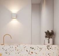 Wall lamp, Duell, white and champagne, LED, dim, 2700k, 900 lm, L15,2cm,  H16cm - Modular