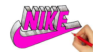 Learn to draw a shoe. How To Draw Nike Logo In 3d Easy Youtube