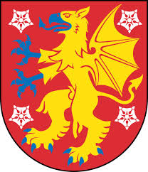 Schweden zwischen ostsee und wettersee, 11.046 qkm, (1904) 286.267 e.; Coat Of Arms Of The Province Of Ostergotland Sweden Coat Of Arms Viking Age Iron Age