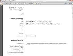 Curriculum vitae ecco qui i due modelli ufficiali del curriculum vitae europeo. Curriculum Vitae Europeo In Pdf Download