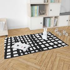 Black And White Striped Area Rug Black White Abstract Woven Nursery Rug Neutral Striped Flatweave Area Rug 2x3 3x5 4x6 5x7 5x7rug Flatweave Area Rug Nursery Rugs Black And White Abstract