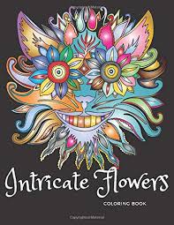 Download or print this amazing coloring page: Amazon Com Intricate Flowers Coloring Book Adult Coloring Book Inspired By Plant And Flower Motifs Perfect Relaxation And Rest 9798647681317 Man Set Books