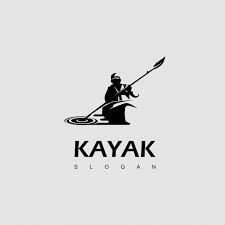 Deporte Acuatico Kayak Logo Design Inspiration Vector Premium Kayac Diseno De Logotipos Deportes Acuaticos