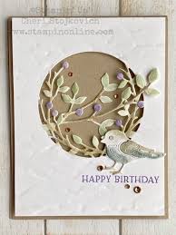 Birds And More World Map Folder Tips And Tricks New Catalog Video Tutorial Bird Stamp Stamping Up Cards Bird On Branch