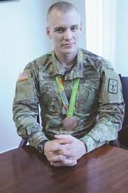 Face Of Defense Olympian Transitions From Athlete To Soldier Olympians Athlete Summer Olympic Games