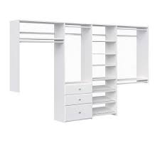 Check spelling or type a new query. Easy Track Ph45 Wh Dual Tower Closet Storage Wall Mounted Wardrobe Organizer Kit System With Shelves And Drawers For Bedroom In White With Hardware Target