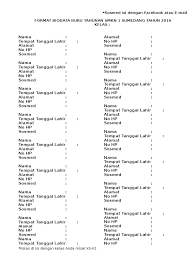 Published on feb 2, 2013. Format Biodata Buku Almamater Nesas