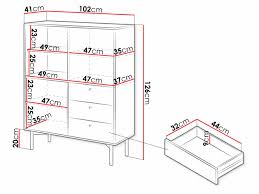 Im wohnzimmer finden darin dvds, bücher, spiele oder heimtextilien platz. Kommode Ewasy Fr102 Schrank Highboard Modern Loft
