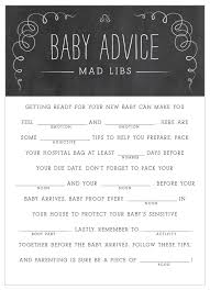 Here are some ideas for baby shower speeches. Chalkboard Love Baby Shower Mad Libs By Basic Invite