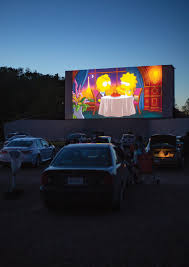 Drive in movie theatre aerial view 1950s 8x10 reprint of old photo. Return Of The Drive In Theater