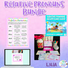 Songs are often short stories about a singer's life. Relative Pronouns Poster Worksheets Teachers Pay Teachers