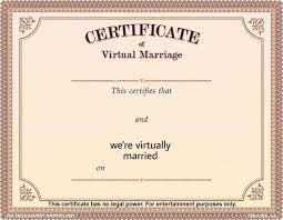 Next, add some snazzy graphics and text. Meme Marriage Virtual Virtualmarriage Certifiacte Anime In 2021 Marriage Cards Wedding Certificate Marriage Certificate