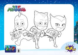 Collectionnez vos héros du dessin animé pyjamasques. Coloriage Noel Avec Les Pyjamasques Ouftivi