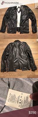 Diesel Lisardo Black Leather Jacket Men S Large Black Leather Jacket Men Leather Jacket Men Leather Jacket