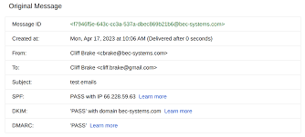 Trouble sending to gmail recipients - Tools - TMPDIR