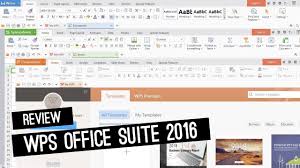 Wps Office Suite Review Youtube