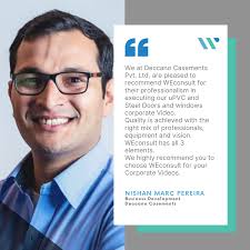 Kind words from Nishan Marc Pereira