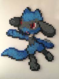 447 Riolu Pokemon Bead Hama Beads Pokemon Perler Bead Art
