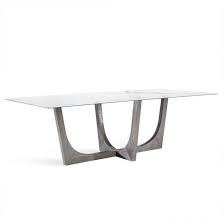 Seville Dining Table In Grey Wash Oak And Antique Brass Memoky Com In 2020 Dining Table Dining Dining Table Design