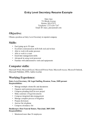 Banking Resume Objective Entry Levelcareer Resume Template Career Resume Template Resume Resume Examples Resume Objective