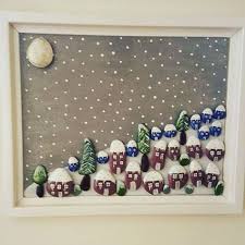 Tasboyama Tasboyama Tasboyamasanati Tasboyamasanati Kendinyap Elisi Elisi Boya B Decorazioni Rustiche Di Natale Artigianato Con Sassi Arte Con Ciottoli