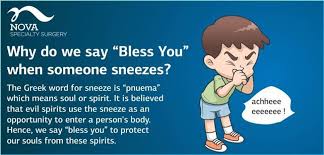 Why Do We Say Bless You When Someone Sneezes Greek Words When Someone Sayings