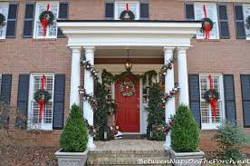 To make your front porch christmas decorations stand out, you'll want to coordinate them with the style of your home and existing decor. Decorating The Porch For Christmas Between Naps On The Porch