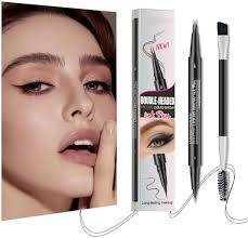 FUNINGAMZ Eyebrow Pencil, 2-in-1 Dual-Ended Microblading Eyebrow Pen, Brow  Pencils for Women with 2-Fork-Tip, Create Natural Hair-Like Brows,  Waterproof and Long-Lasting (Brown) : Amazon.ca: Beauty & Personal Care