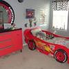 Disney car lightning mcqueen toddler bed. 1