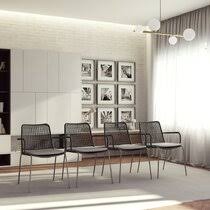 Happygrill 2 pieces wicker chairs set outdoor pe rattan armchair with steel structure patio dining chair for indoor outdoor garden dining. Indoor Wicker Dining Set Wayfair