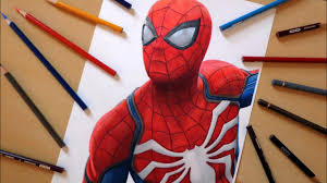 Speed Drawing Spider Man Playstation 4 Game Youtube Daredevil fanart | speed drawing tutorial. speed drawing spider man playstation 4 game