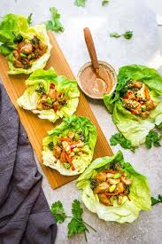 Teriyaki Chicken Lettuce Wraps Life Made Sweeter
