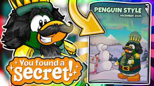 If you haven't payed yet, it's at the upper right hand corner at the pet shop. Penguin Style December 2020 Secrets Club Penguin Rewritten Youtube