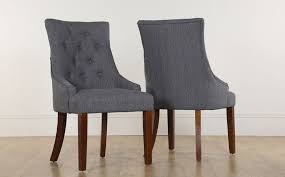 Duke Fabric Button Back Dining Chair 99 Dining Chairs Fabric Dining Chairs Furniture Choice