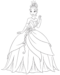 Printable the lovely princess tiana coloring page. Princess Tiana Coloring Pages Rysunki Kolorowanki Kolorowanie