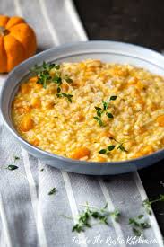 Butternut Squash Risotto With Thyme Inside The Rustic Kitchen Recipe Squash Risotto Italian Recipes Butternut Squash Risotto