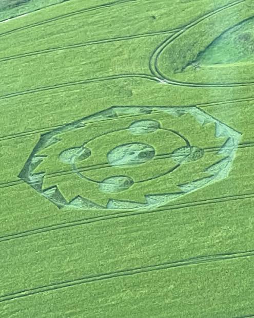 I never spotted a crop circle myself before – brianmay.com