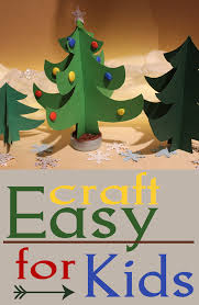 Sign up for free today! 3d Christmas Paper Tree Easy Craft For Kids Easy Crafts For Kids Easy Christmas Decorations Christmas Paper