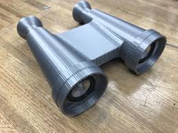 3d Printed In Pla Binoculars Concept Bluetooth Speaker Design Speaker Design Bluetooth Speakers Design 3d Printing