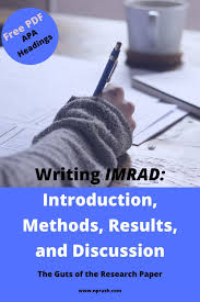 Writing Imrad Introduction Methods Results And Discussion Nursing Motivation Nursing Students Nursing School Tips